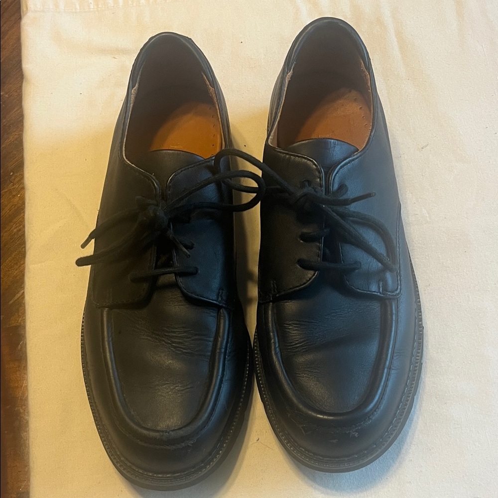 Rockport Black Leather Men's Oxfords